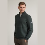 Unisex Μπλούζα Λούπετο με Φερμουάρ NAVY & GREEN Unisex Μπλούζα Λούπετο με Φερμουάρ NAVY & GREEN