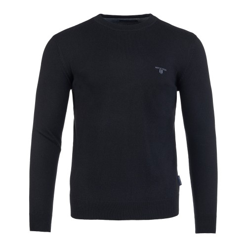 Unisex Πλεκτό Πουλόβερ με Λαιμόκοψη NAVY & GREEN