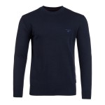 Unisex Πλεκτό Πουλόβερ με Λαιμόκοψη NAVY & GREEN