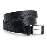Unisex Δερμάτινη Ζώνη με Διάτρητο Σχέδιο NAVY & GREEN Unisex Δερμάτινη Ζώνη με Διάτρητο Σχέδιο NAVY & GREEN
