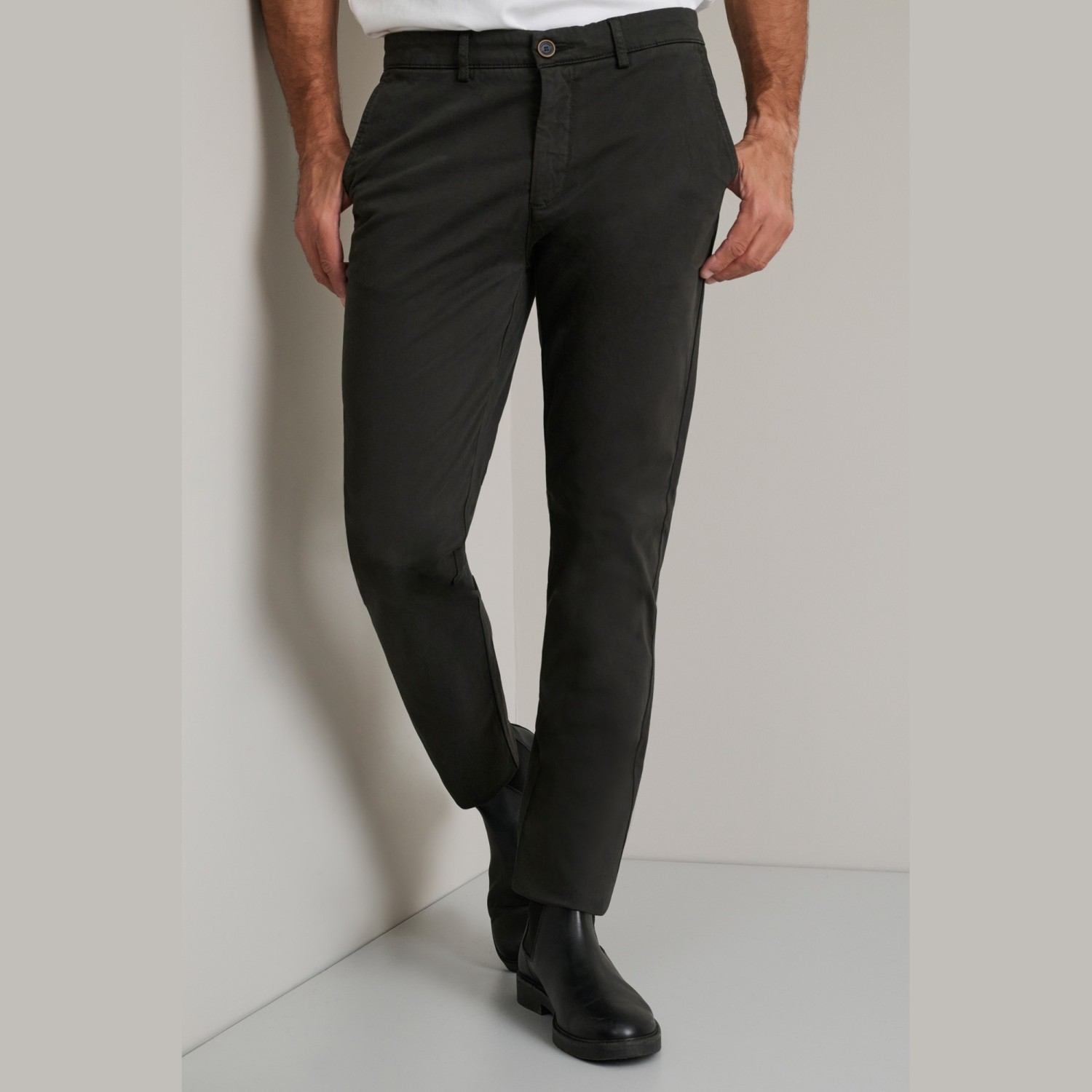 Unisex Παντελόνι Chino Slim Εφαρμογής NAVY & GREEN