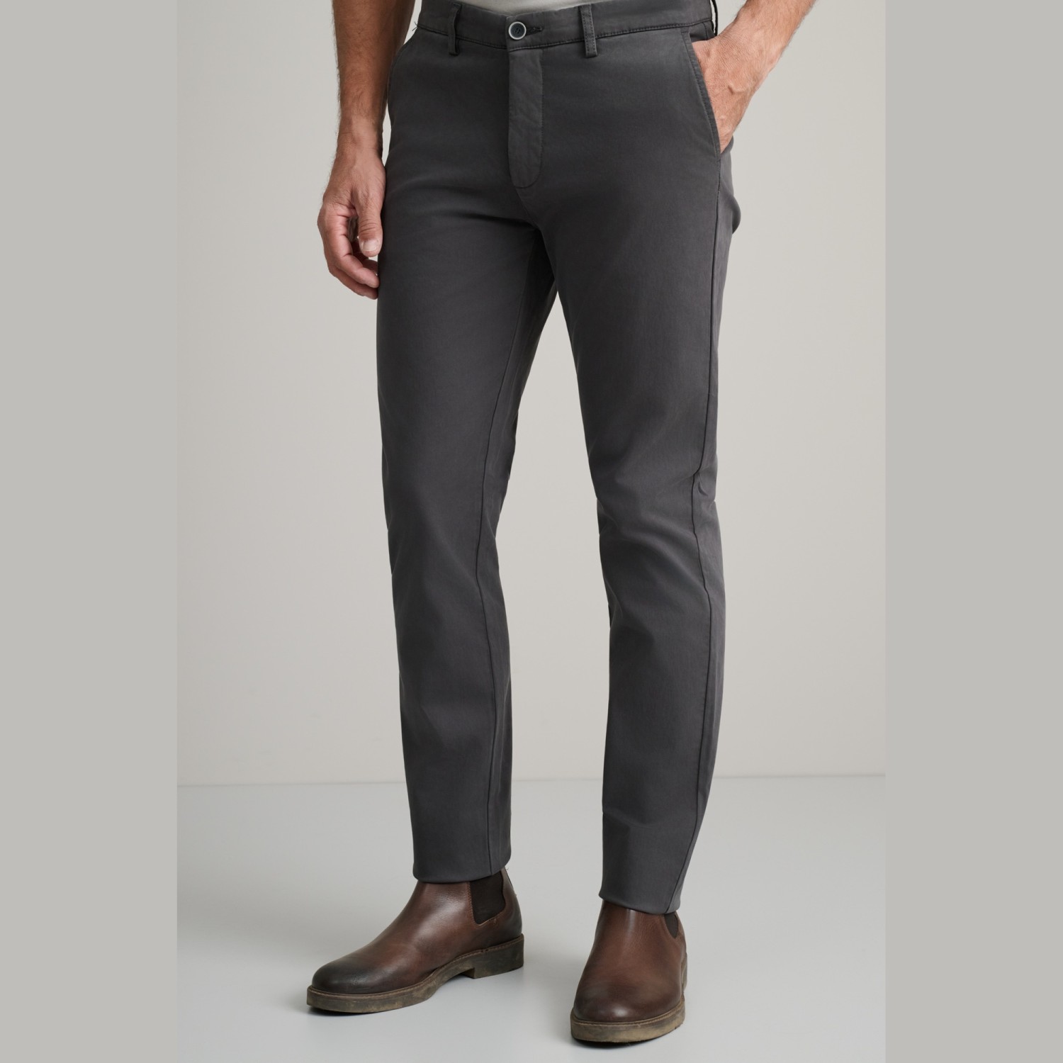 Unisex Παντελόνι Chino Slim Εφαρμογής NAVY & GREEN Unisex Παντελόνι Chino Slim Εφαρμογής NAVY & GREEN