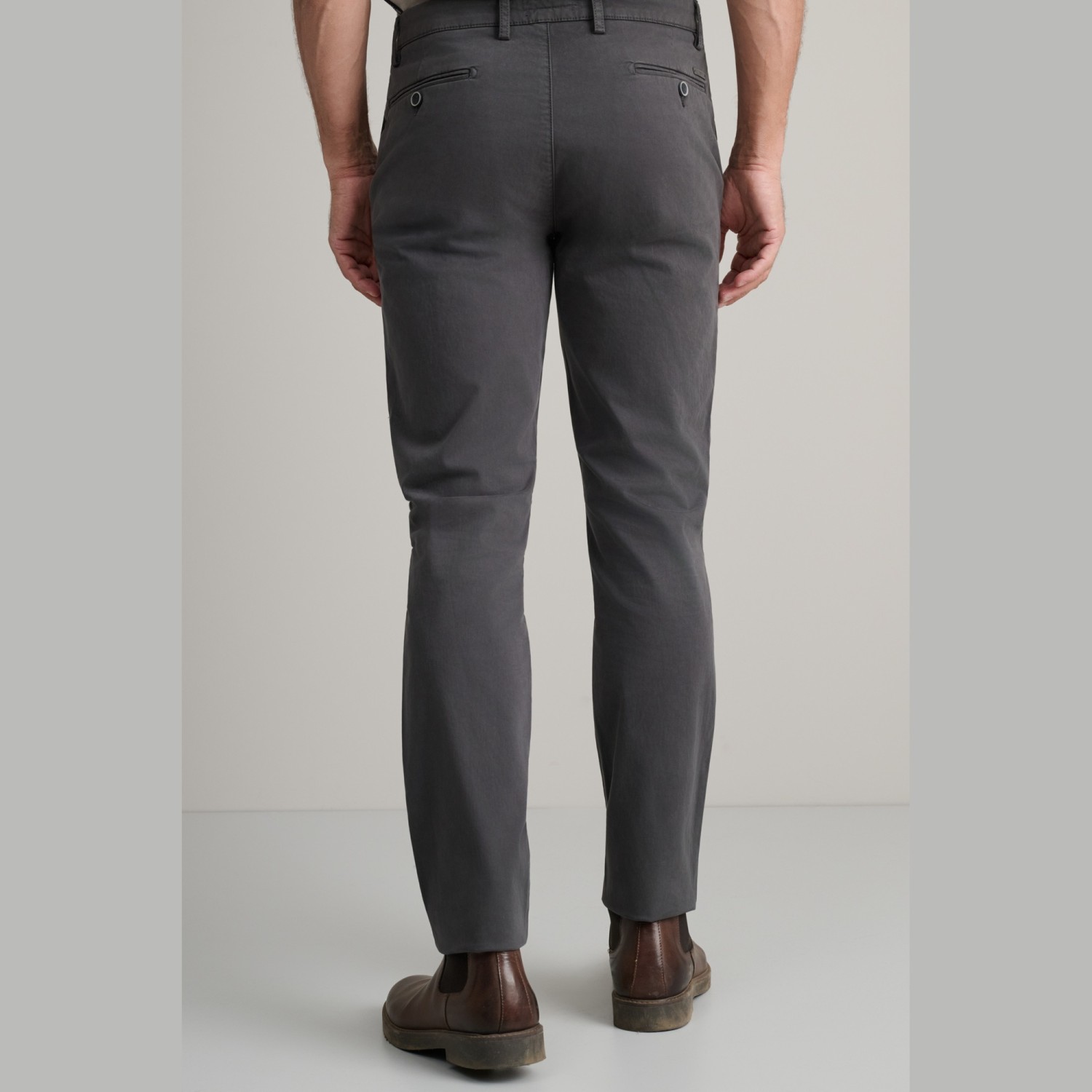 Unisex Παντελόνι Chino Slim Εφαρμογής NAVY & GREEN Unisex Παντελόνι Chino Slim Εφαρμογής NAVY & GREEN