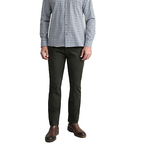 Unisex Παντελόνι Chino Slim Εφαρμογής NAVY & GREEN