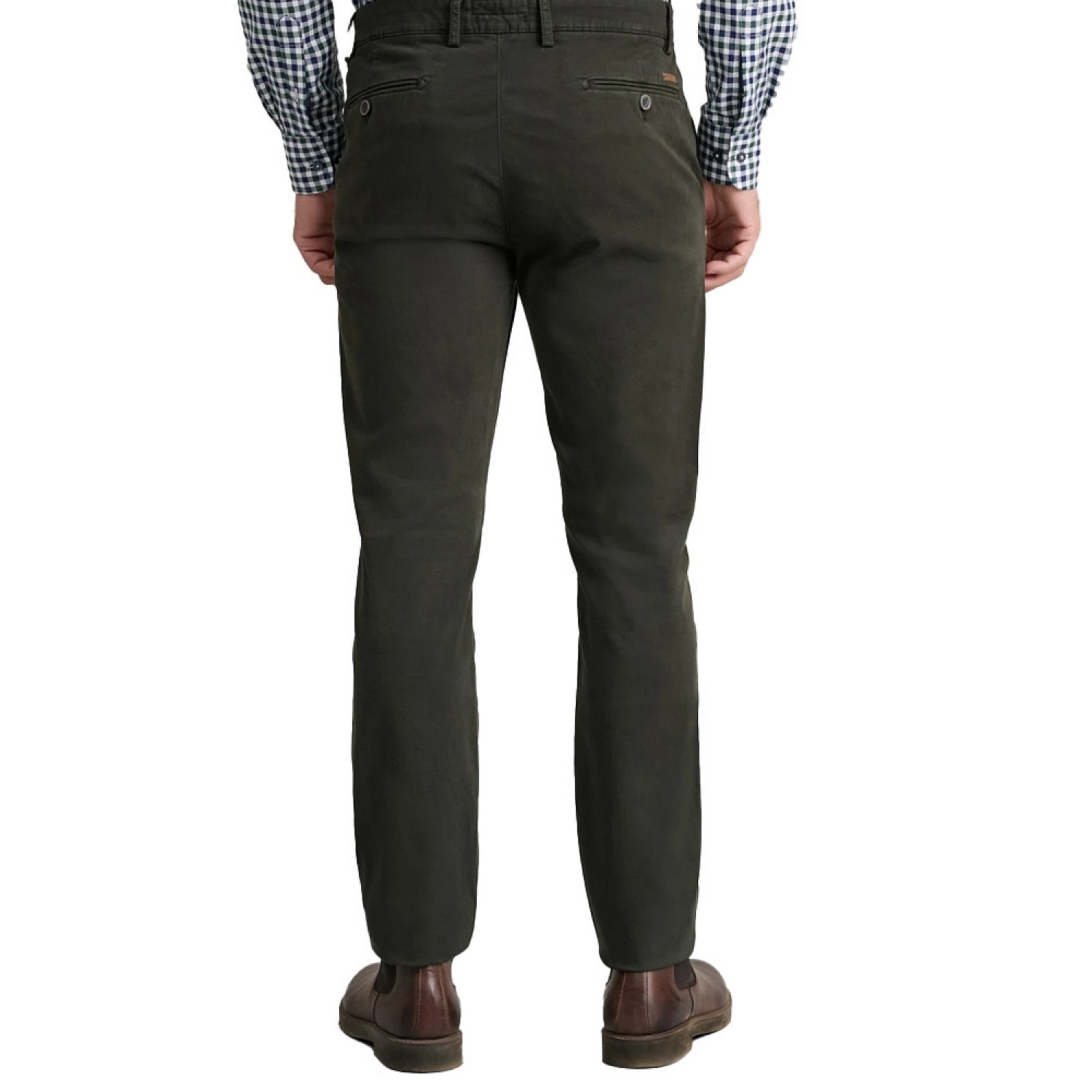 Unisex Παντελόνι Chino Slim Εφαρμογής NAVY & GREEN