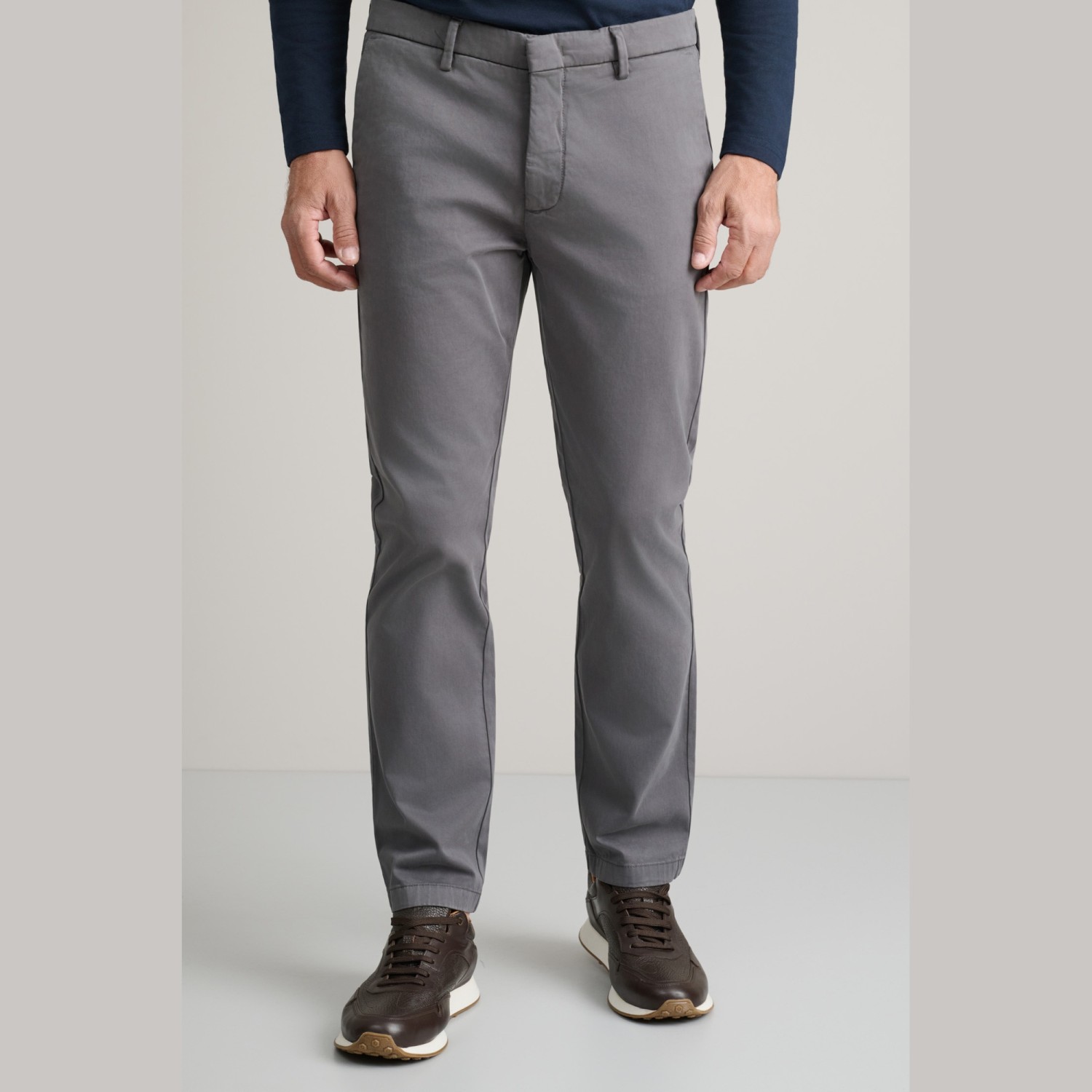 Unisex Παντελόνι Chino Slim Γραμμή NAVY & GREEN Unisex Παντελόνι Chino Slim Γραμμή NAVY & GREEN