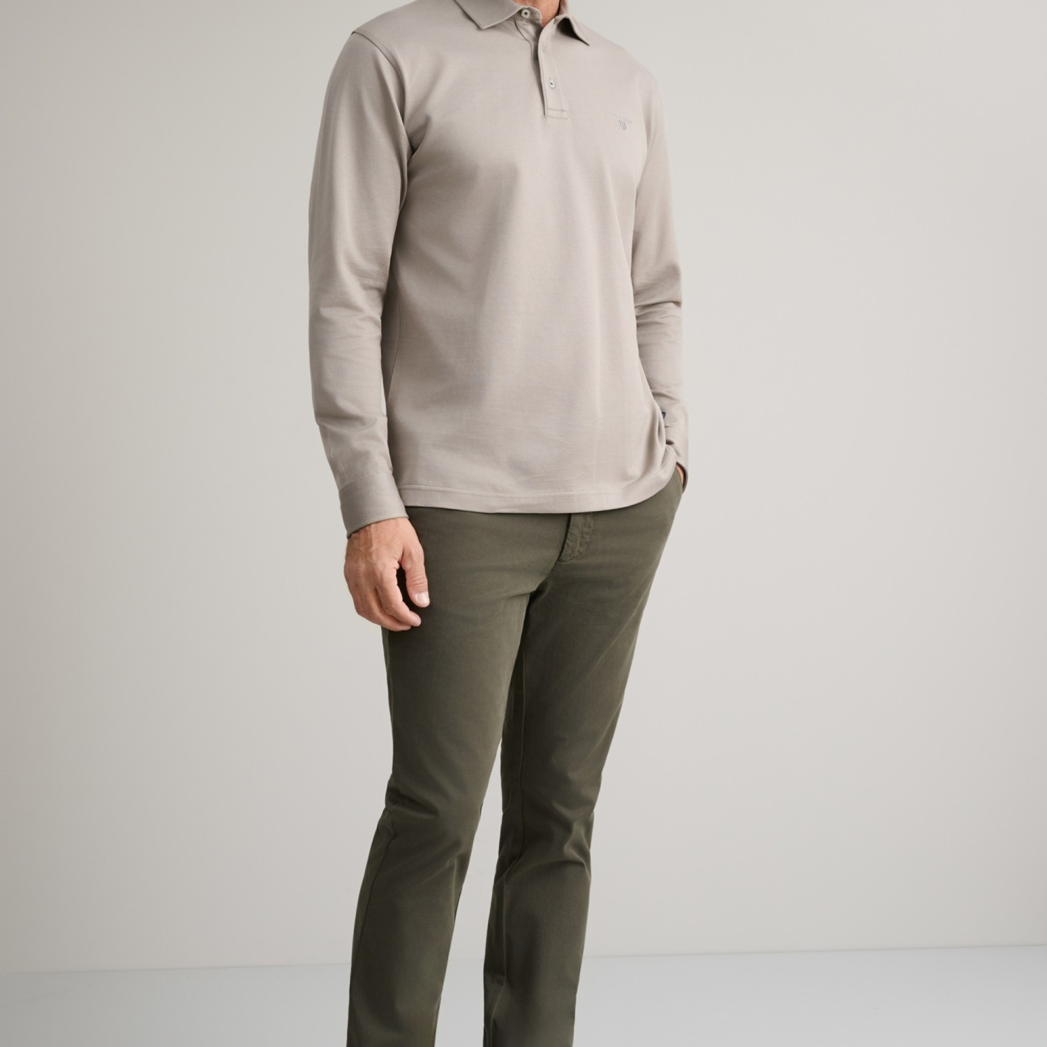 Unisex Παντελόνι Chino Slim Γραμμή NAVY & GREEN Unisex Παντελόνι Chino Slim Γραμμή NAVY & GREEN