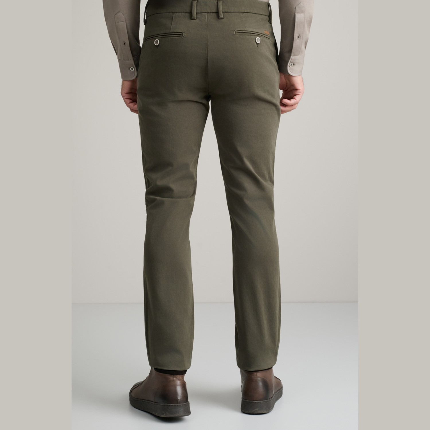 Unisex Παντελόνι Chino Slim Γραμμή NAVY & GREEN Unisex Παντελόνι Chino Slim Γραμμή NAVY & GREEN