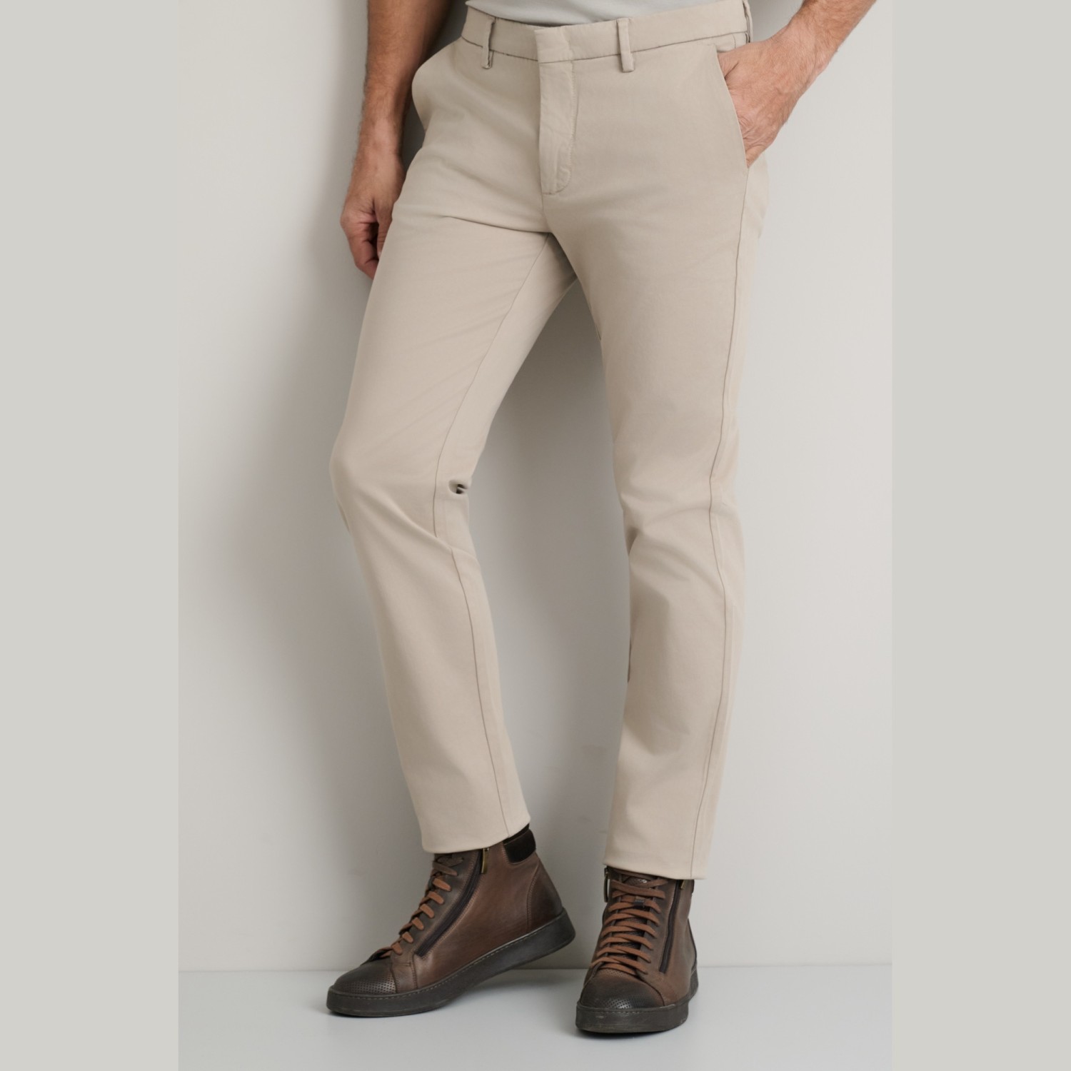 Unisex Παντελόνι Chino Slim Γραμμή NAVY & GREEN Unisex Παντελόνι Chino Slim Γραμμή NAVY & GREEN