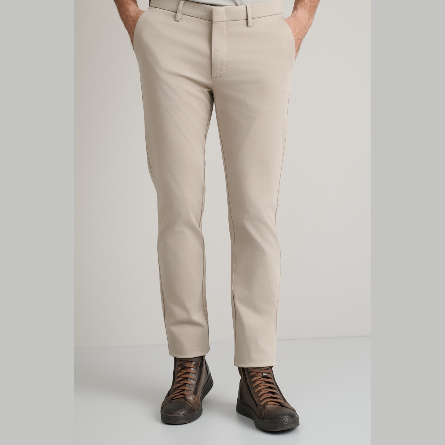 Unisex Παντελόνι Chino Slim Γραμμή NAVY & GREEN Unisex Παντελόνι Chino Slim Γραμμή NAVY & GREEN