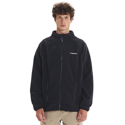 Ανδρική Fleece Ζακέτα με Κολάρο EMERSON