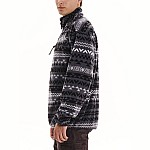 Ανδρική Fleece Μπλούζα με Φερμουάρ και Print EMERSON