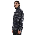 Ανδρική Fleece Μπλούζα με Φερμουάρ και Print EMERSON