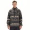 Ανδρική Fleece Μπλούζα με Φερμουάρ και Print EMERSON