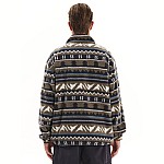 Ανδρική Fleece Μπλούζα με Φερμουάρ και Print EMERSON
