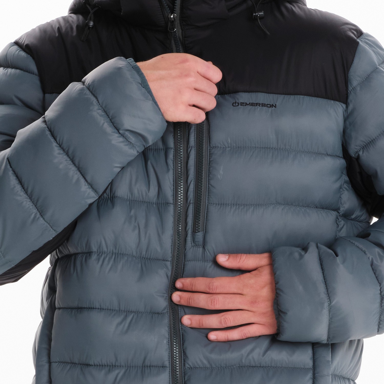 Ανδρικό Μπουφάν Puffer με Κουκούλα EMERSON