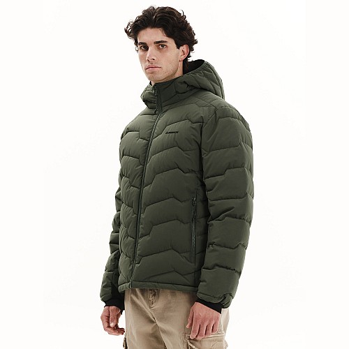 Ανδρικό Μπουφάν Puffer με Κουκούλα EMERSON