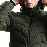 Ανδρικό Μπουφάν Puffer με Κουκούλα EMERSON
