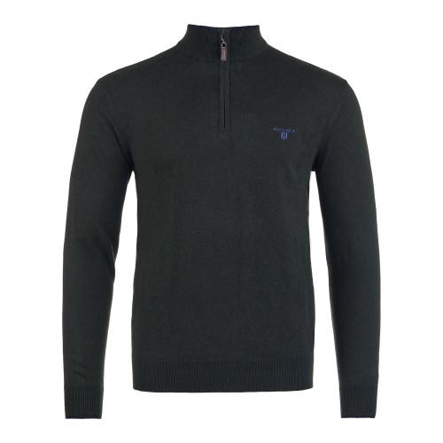 Unisex Πλεκτό Λουπέτο με Φερμουάρ NAVY & GREEN