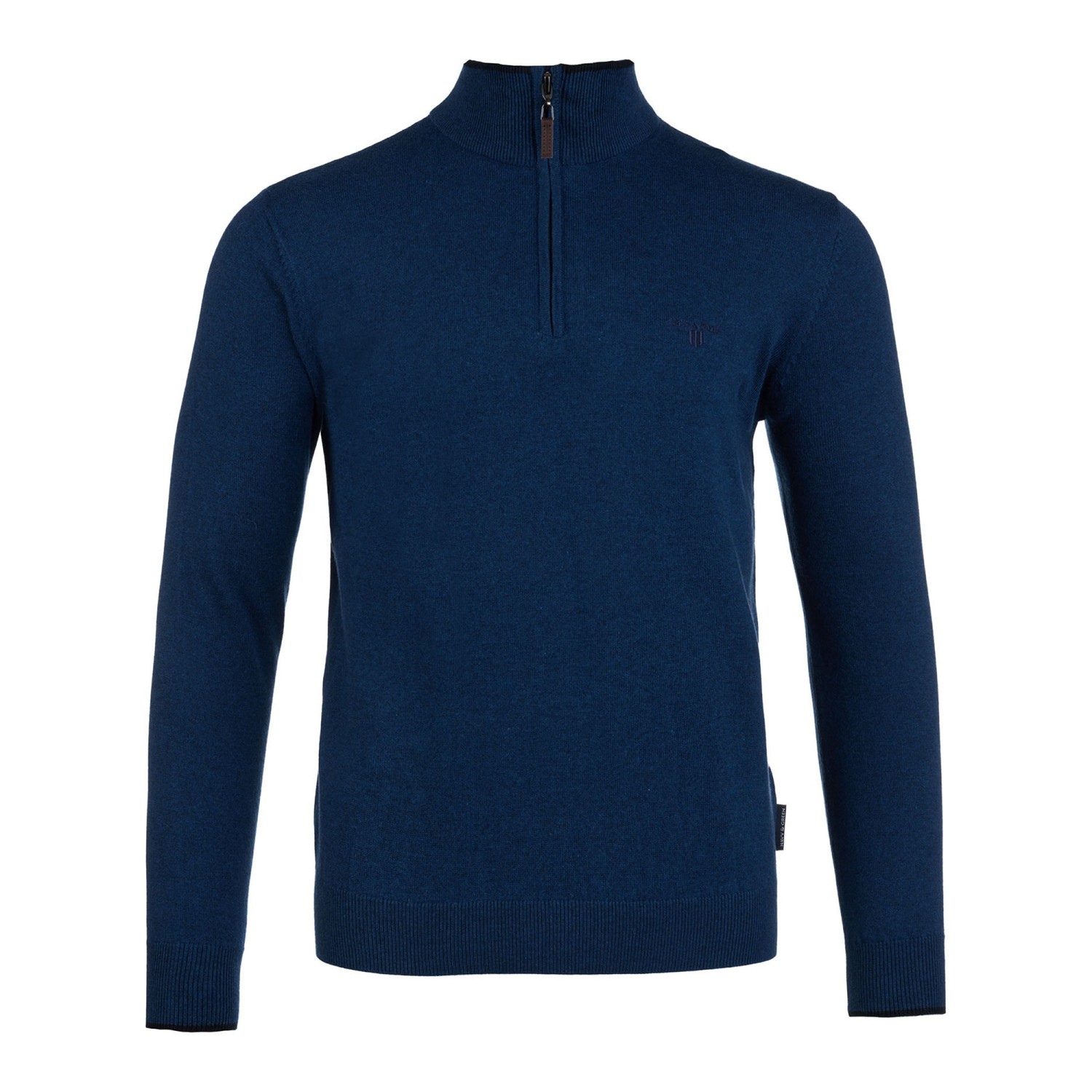 Unisex Πλεκτό Λουπέτο με Φερμουάρ NAVY & GREEN