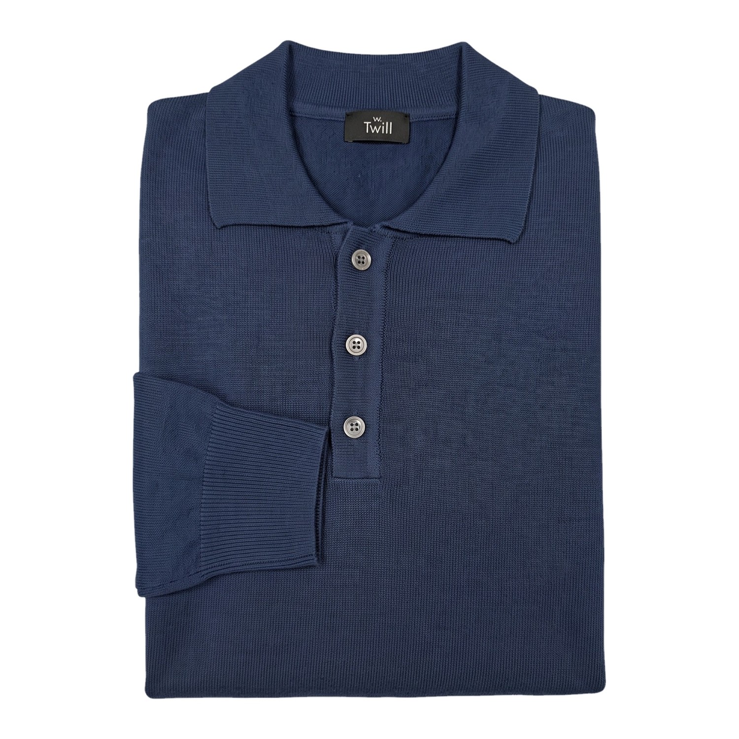 ΠΛΕΚΤΟ POLO 50% LANA 50% ACRILICA ΜΟΝΟΧΡΩΜΟ