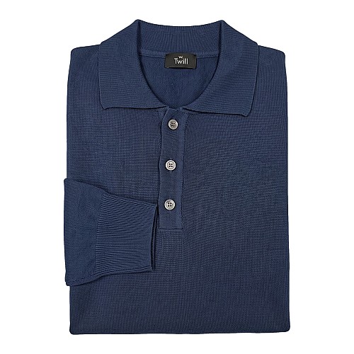 ΠΛΕΚΤΟ POLO 50% LANA 50% ACRILICA ΜΟΝΟΧΡΩΜΟ