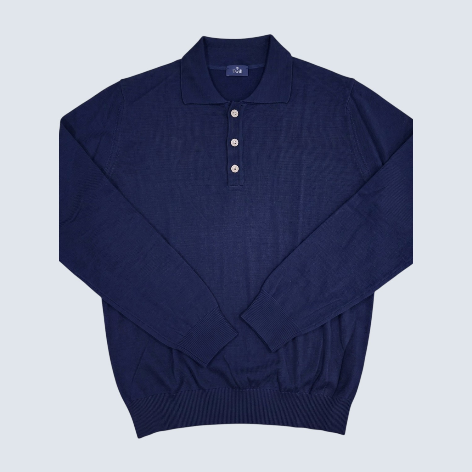 ΠΛΕΚΤΟ POLO 50% LANA 50% ACRILICA ΜΟΝΟΧΡΩΜΟ