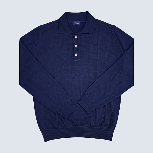 ΠΛΕΚΤΟ POLO 50% LANA 50% ACRILICA ΜΟΝΟΧΡΩΜΟ