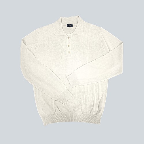 ΠΛΕΚΤΟ POLO 50% LANA 50% ACRILICA ΜΟΝΟΧΡΩΜΟ