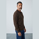 ΠΛΕΚΤΟ POLO 50% LANA 50% ACRILICA ΜΟΝΟΧΡΩΜΟ