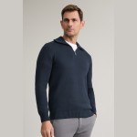 Unisex Πλεκτό Λουπέτο με Φερμουάρ NAVY & GREEN
