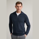 Unisex Πλεκτό Λουπέτο με Φερμουάρ NAVY & GREEN