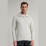 Unisex Πλεκτό Λουπέτο με Φερμουάρ NAVY & GREEN Unisex Πλεκτό Λουπέτο με Φερμουάρ NAVY & GREEN