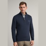 Unisex Πλεκτό Λούπετο με Φερμουάρ NAVY & GREEN