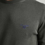 Unisex Πλεκτό Βαμβακερό με Λαιμόκοψη NAVY & GREEN