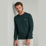 Unisex Πλεκτό Πουλόβερ Λαιμόκοψη NAVY & GREEN