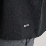 Unisex Πλεκτό Βαμβακερό Πουκάμισο NAVY & GREEN