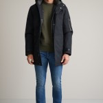 Unisex Τζάκετ με Κουκούλα και Τσέπες NAVY & GREEN Unisex Τζάκετ με Κουκούλα και Τσέπες NAVY & GREEN