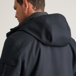 Unisex Τζάκετ με Κουκούλα και Τσέπες NAVY & GREEN Unisex Τζάκετ με Κουκούλα και Τσέπες NAVY & GREEN