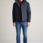 Unisex Τζάκετ με Αποσπώμενη Κουκούλα NAVY & GREEN Unisex Τζάκετ με Αποσπώμενη Κουκούλα NAVY & GREEN