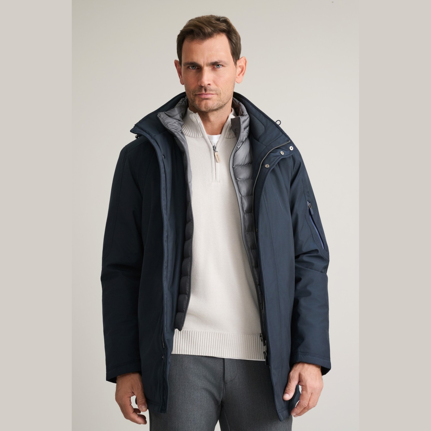 Unisex Τζάκετ με Αποσπώμενη Εσωτερική Επένδυση NAVY & GREEN Unisex Τζάκετ με Αποσπώμενη Εσωτερική Επένδυση NAVY & GREEN