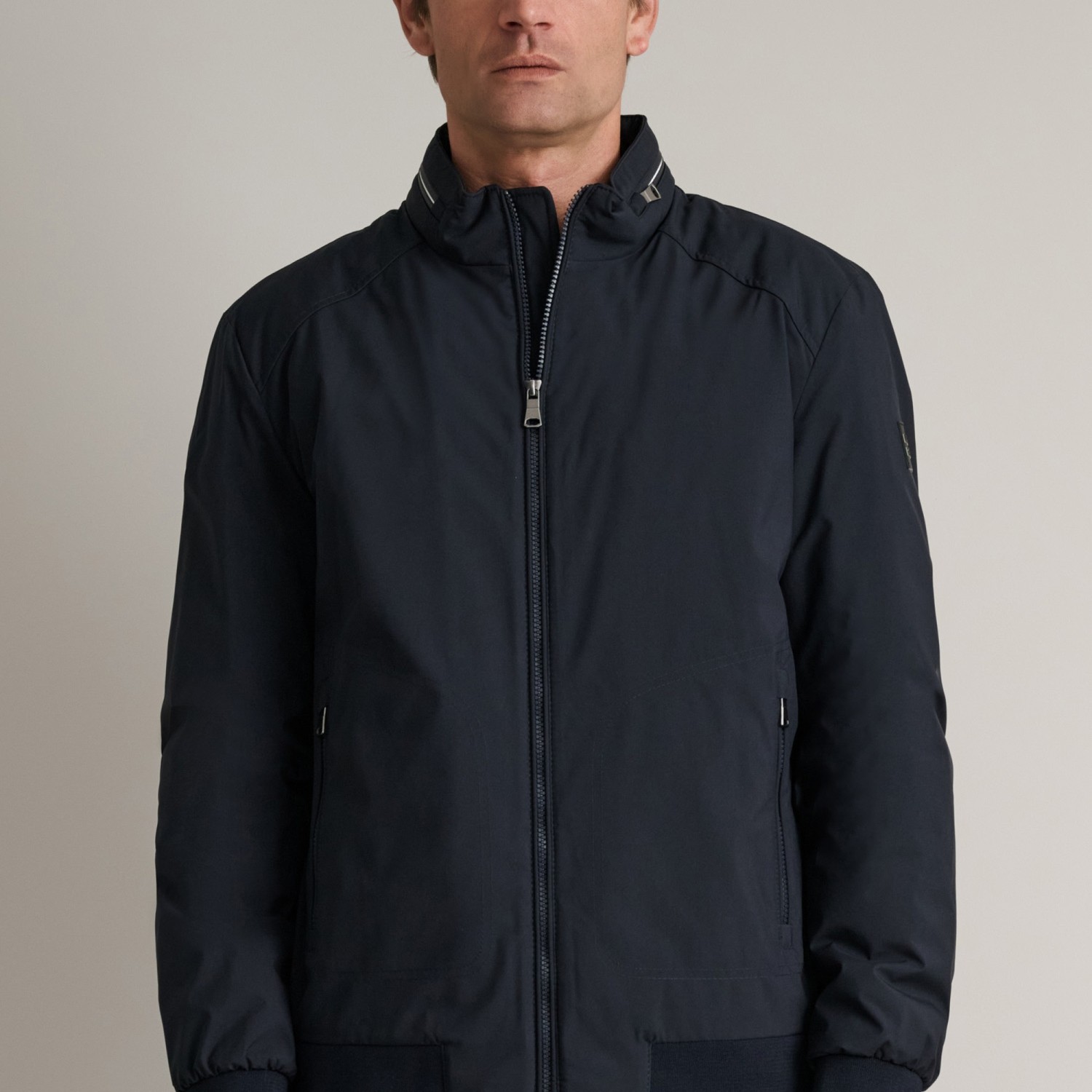 Unisex Τζάκετ με Αποσπώμενη Κουκούλα NAVY & GREEN