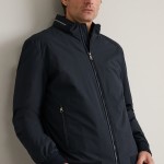 Unisex Τζάκετ με Αποσπώμενη Κουκούλα NAVY & GREEN