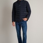 Unisex Καπιτονέ Τζάκετ με Αποσπώμενη Κουκούλα NAVY & GREEN Unisex Καπιτονέ Τζάκετ με Αποσπώμενη Κουκούλα NAVY & GREEN