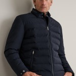 Unisex Καπιτονέ Τζάκετ με Αποσπώμενη Κουκούλα NAVY & GREEN Unisex Καπιτονέ Τζάκετ με Αποσπώμενη Κουκούλα NAVY & GREEN