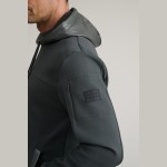 Unisex Μπλούζα Φούτερ με Κουκούλα NAVY & GREEN