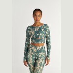 Γυναικεία Cropped Μπλούζα με Print SUGARFREE Γυναικεία Cropped Μπλούζα με Print SUGARFREE