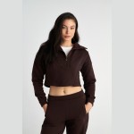 Γυναικεία Cropped Μπλούζα με Φερμουάρ SUGARFREE