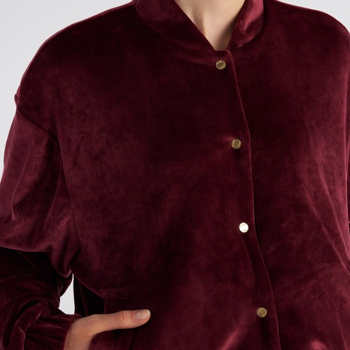 Γυναικεία Βελούδινη Ζακέτα με Κουμπιά SUGARFREE