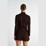 Γυναικεία Cropped Ζακέτα με Φερμουάρ SUGARFREE
